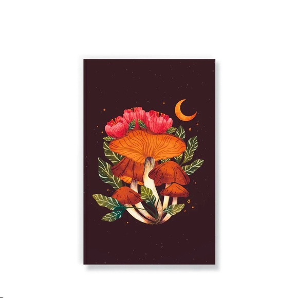 DENIK MIDNIGHT MUSHROOM CLASSIC LAYFLAT NOTEBOOK, Lined, NWT - Picture 6 of 6